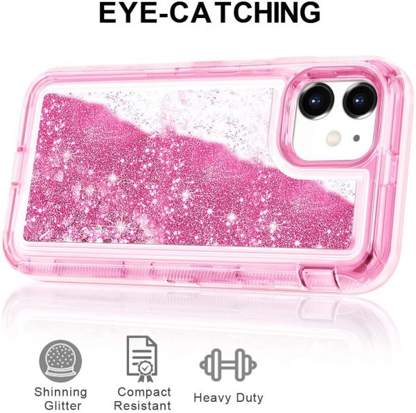 Eye catching and heavy duty pink bling case for iPhone