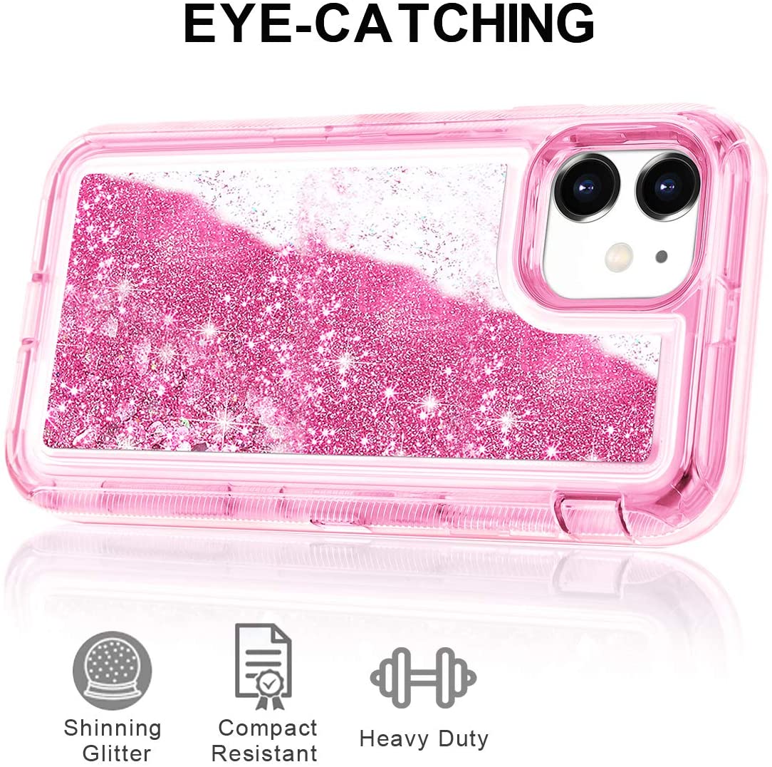 Pink Glitter Sequin Case
