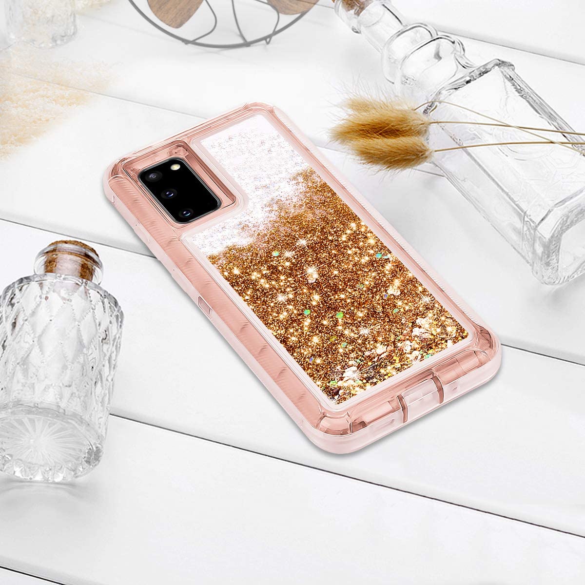 15% OFF Samsung Galaxy Golden Glitter Case | Femrico Cases